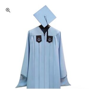 Columbia Masters Graduate Cap and Gown 5’6-5’8